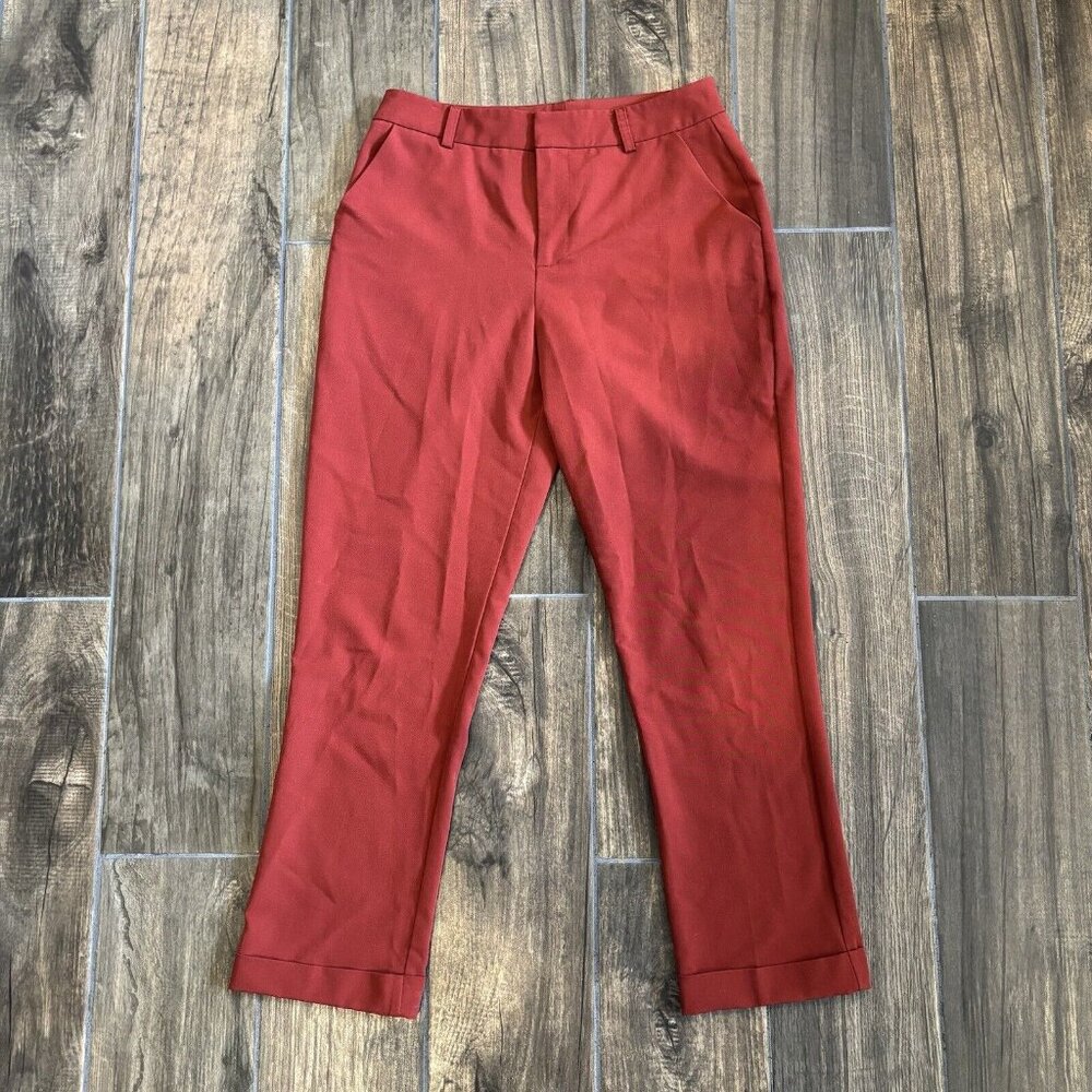 Forever 21 Burnt Orange Dress Pants Size Small (117)